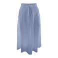 thumbnail image 6 of Women's New Mid-Length Elastic High Waisted Solid Color Skirt, Fashionable and Elegant, Polyester and Spandex, S-XXL Sizes, Suitable for Various Occasions, 6 of 6