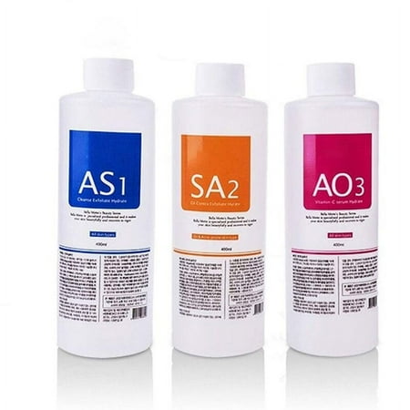 AS1 SA2 AO3 Aqua Peeling Solution 400ml Hydra Dermabrasion Face Clean Facial Cleansing Blackhead Export Liquid Beauty Salon
