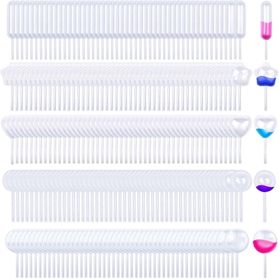 250 Pieces 4ml Cupcake Pipettes Dropper for Strawberries,Disposable Plastic Pipette Mini Liquid Injector for Strawberries Chocolate Ice Cream