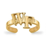 Wake Forest Toe Ring (Gold Plated)