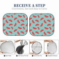 thumbnail image 6 of Fotbe Watermelon 2-Piece Car Windshield Sun Shade | Sun Blocker for Car Windshield | Foldable Automotive Interior Accessories for Sun Protection-Small, 6 of 7