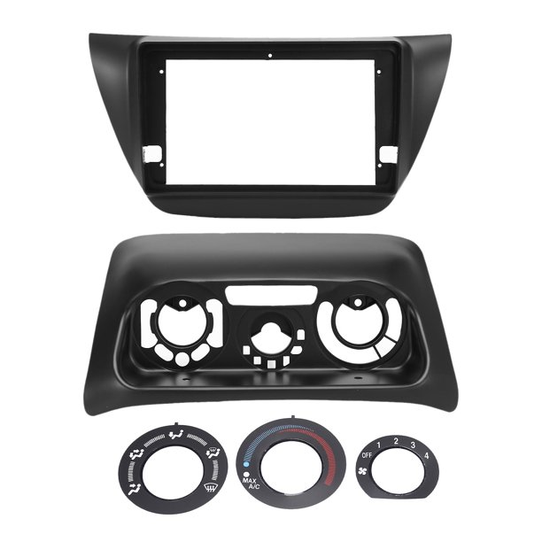 Fascia de coche de 9 pulgadas para 2000-2010 Ix 2din Fascia, adaptador de conexión de Audio, Kit de marco de Panel, accesorios para coche