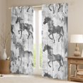 thumbnail image 2 of Castle Fairy Farm Horse Black Out Curtains,Farmhouse Curtains Pack of 2 (42x63 Each), 2 of 6
