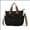 Black, variant on Women's Tote Bag Canvas Shoulder Bag Medium Stylish Crossbody Bags Lightweight Handbag Everyday Purse with Multiple Pockets for Work Travel College Daily Use