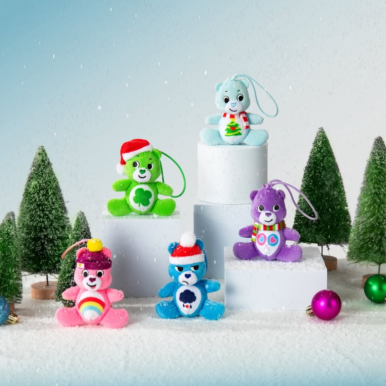 【動作品】Care Bears イルミネーションクリスマスツリー Care Bears, Micro Teenies Care Bears Holiday 5-Pack Treasure Box