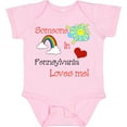 thumbnail image 3 of Inktastic Someone in Pennsylvania Loves Me Boys or Girls Baby Bodysuit, 3 of 5