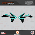thumbnail image 3 of Kalair GFX Graphics Kit for Ktm 200XC-W, 250XC-W, 300XC-W, and 450XC-W (2013) Orangecrew Series, 3 of 5