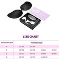 thumbnail image 5 of ALigoa Adhesive Push Up Bra Breast Lift Backless Invisible Bra Stick on Strapless Bras for Women, Black, 5 of 9