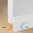 thumbnail image 1 of YAOMOBB Bande de Scellement de Porte Bande de Scellement de Porte Adhésive Forte Étanche Auto-Adhésive Protection contre le Froid d'Hiver Intérieur, 1 of 6