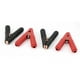 thumbnail image 1 of 85A 380VClips Aislado  Caimán   Test cable  abrazaderas  Cocodrilo   4pcs Negro   Rojo, 1 of 2