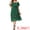 Dark Green, variant on Women's Off Shoulder Flutter Sleeve Maxi Dress M Mint Green