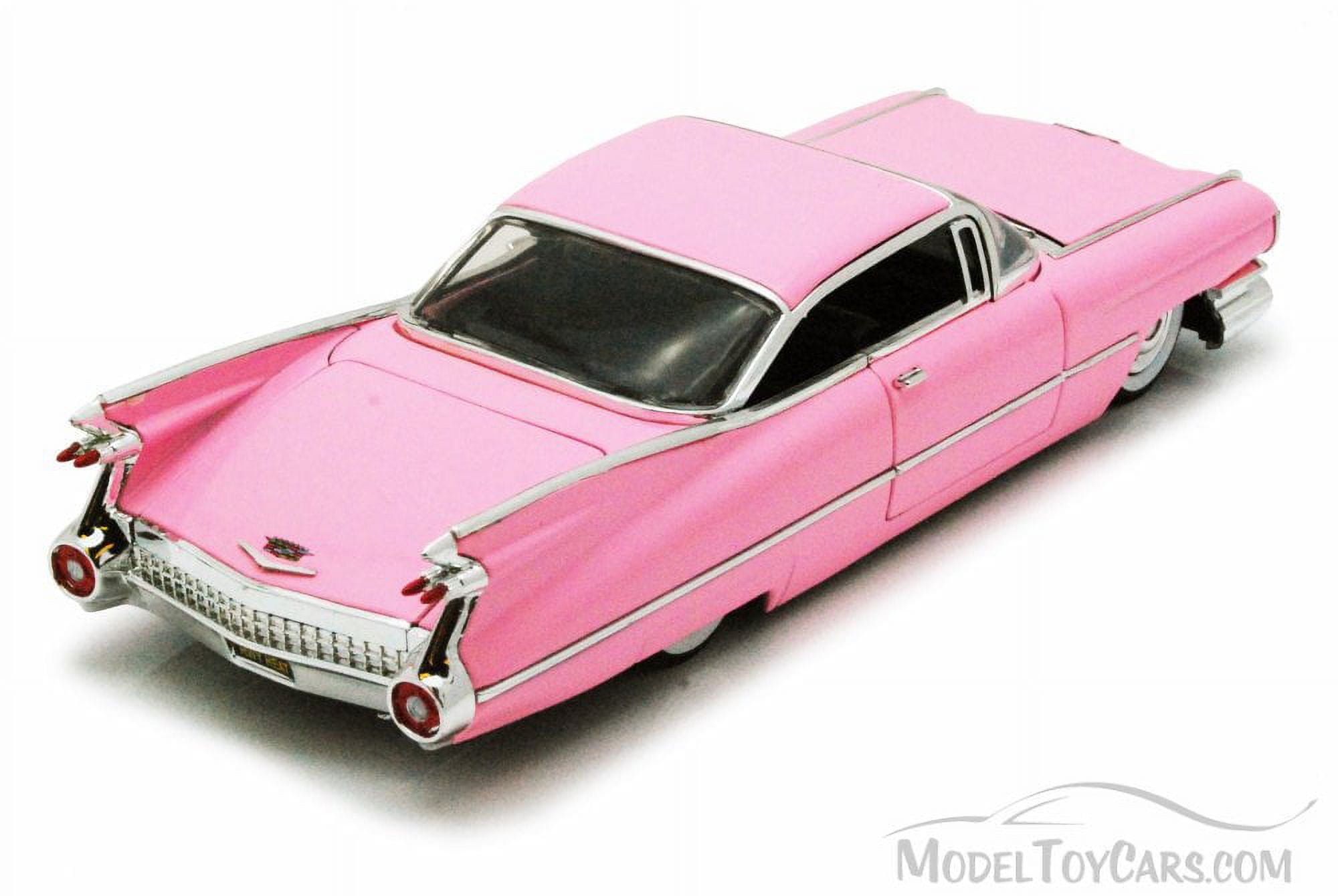 Rarity Cadillac Coupe Pink Model Deville 1959 124 Jada Toys
