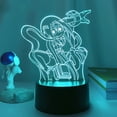 thumbnail image 2 of Lámpara 3D de Anime Tsuyu Asui Luz Nocturna LED 5V con Batería, 2 of 8
