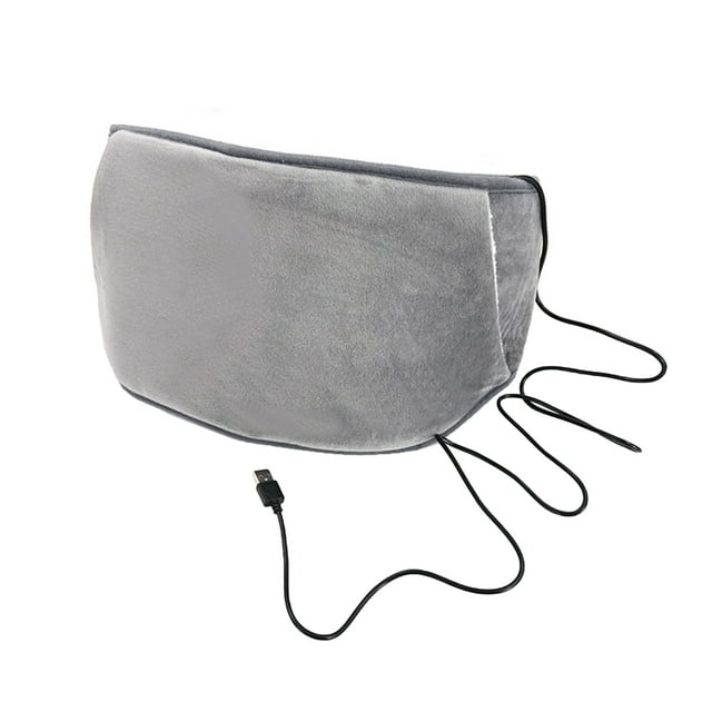 Amdohai USB Electric Heating Waist Belt Adjustable Lumbar Heating Pad Comfortable Warming Lumbar Belt for Menstrual Cramp Lumbar Abdominal Leg Pain