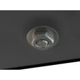 thumbnail image 3 of Black Glass End Tables Living Room Set of 2, Small Glass Table, Black Side Table with Tempered Glass Top, Metal Frame, for Living Room Bedroom (All Black, 2Pcs End Tables), 3 of 11