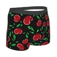 thumbnail image 3 of Balery Cherry Men's Boxer Briefs, Soft and Breathable Cotton Underwear with nylon Waistband-XX-Large, 3 of 9