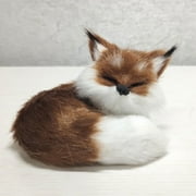 Chmadoxn Arctic Fox Plush, Stuffed Animal, Plush Toy, Gifts for Kids, Cuddlekins Static Fox, Multi