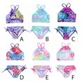 thumbnail image 6 of Yuanyu 3-14T Girls Bikini Swimsuit Beach Sport Halter Tankini 2-Piece Beachwear Swimwear Teen Girls Bathing Suit, 6 of 6