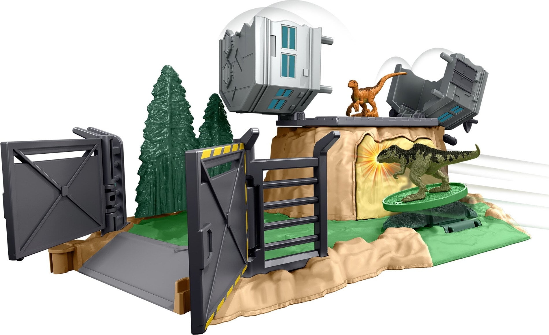 Jurassic World Dominion Minis Giganotosaurus Rampage Playset with 2