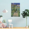 thumbnail image 4 of Claude Monet The Artist's Garden at Vetheuil Artwork Landscape Pictures Canvas Painting Posters 12x18inch(30x45cm), 4 of 6