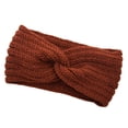 thumbnail image 2 of Diadema de ganchillo Qarigey banda para El sudor transpirable deportiva café oxidado, 2 of 6