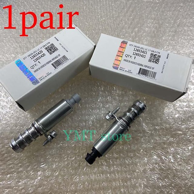 2x Vvt Valve Variable Control Timing Solenoid For Buick New Regal Chevrolet Captiva Impala Malibu Pontiac Gmc 12655420 12655421