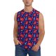 thumbnail image 1 of Balery Cute Crabs Camisetas sin mangas para hombre, absorbe la humedad y protege contra el mal olor.-Small, 1 of 7