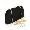 thumbnail image 2 of Milisente Clutch Purse Metallic Small Evening Bags For Wedding And Party(Black), 2 of 8