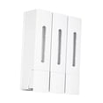 thumbnail image 1 of Dispensador de champú, elegante dispensador de loción para ducha, dispensador de jabón de pared Blanco, 1 of 9