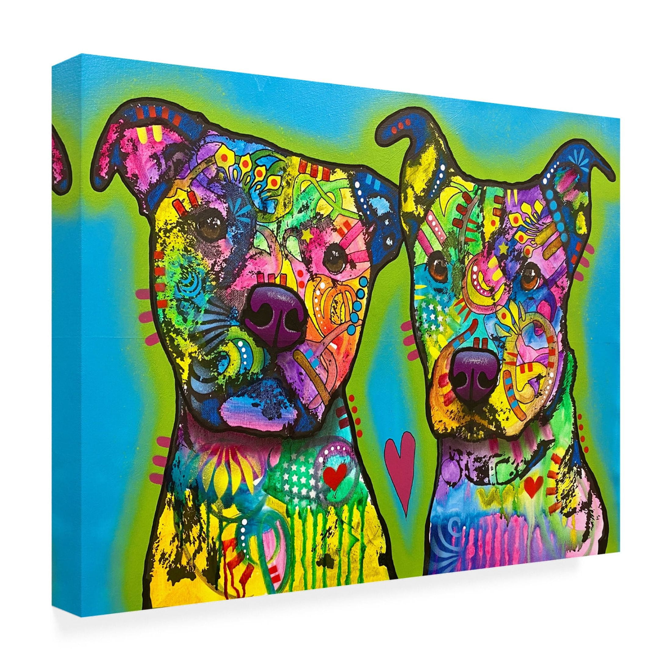 Canvas Wall Art - Dean Russo 'Pupper Team Six' Wall Art for Living Room, Bedroom, or Office Décor by Trademark Fine Art - 19 x 14 Inches
