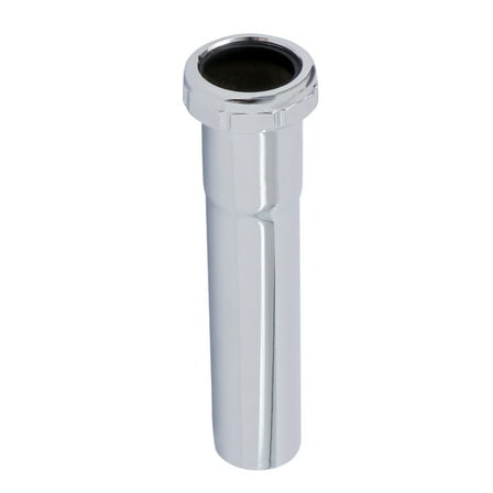 Slip Joint Tube 1-1/2" x 6" Brass Extension Tube 22-Gauge for Bathroom sink Tubular Drain Chrome