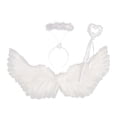 thumbnail image 3 of Ala de Ángel Cosplay disfraz de hada infantil ala para actuación festiva de cumpleaños 65cmx35cm Yuyangstore Ala del ángel, 3 of 8