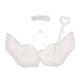 thumbnail image 3 of Diadema de princesa con alas de ángel para cosplay de Halloween, fotografía y cumpleaños 80cmx40cm, 3 of 9