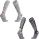 thumbnail image 1 of Paquete de 2 pares de calcetines de esquí para esquí, snowboard, calcetines de rendimiento para deportes al aire libre, calcetines de snowboard para esquí de fondo, 1 of 7
