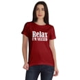 thumbnail image 1 of Inkmeso T-shirt en Coton Col Rond Drôle Pro-Vaccin pour Femmes, 1 of 8