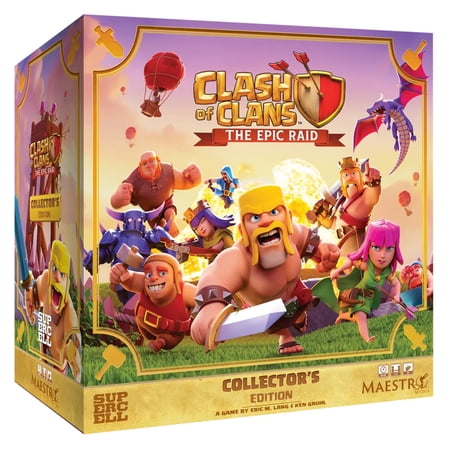 Clash of Clans: The Epic Raid: Collector's Edition Strategy Board Game for Ages 12+, from Asmodee