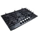 thumbnail image 5 of Parrilla Gas KUTCHEN KPG32776B 5 Quemadores Cristal Templado Negro, 5 of 5