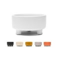 thumbnail image 1 of Waggo Uplift Cuenco De Cerámica Para Perros Para Razas Pequeñas, Medianas Y Grandes, Pesado Y Duradero, Plato De Agua Y Comida Para Mascotas, Apto Para Lavavajillas, Comedero Elevado Moderno (Blanco G, 1 of 5