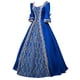 thumbnail image 2 of WILLBEST Vestidos Verano para Mujer Vestido Largo de Manga Trompeta de Color Sólido Estilo Retro para Mujer Grande, 2 of 3