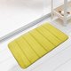 thumbnail image 5 of Pretxorve - Alfombrilla de baño de espuma viscoelástica absorbente de lujo, ligera, de secado rápido, antideslizante, color amarillo, 5 of 6