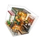 thumbnail image 4 of Casas de café DIY con muebles, casa pequeña hecha a mano, juguetes, ilustraciones de exhibición, Mini Kits de construcción de casas para adultos,, 4 of 9