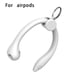 thumbnail image 4 of Cateissary 1 par de auriculares con gancho de silicona para auriculares, soporte portátil para colgar en la oreja para Cables de audio/vídeo blanco, 4 of 6