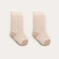 thumbnail image 2 of Gpaecead Baby Socks Thickening Keep Warm Stripe Boys And Girls Kid's Socks Khaki, 2 of 4