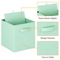 thumbnail image 3 of Cajas de Almacenamiento Plegables de Tela, Cubos de Almacenamiento 28 cm, Juguetero Organizador Infantil para Niños, Cajas Organizadoras Contenedores para Clósets, Cajas para Ropa, Juego de 8, 3 of 8