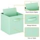 thumbnail image 3 of Cajas de Almacenamiento Plegables de Tela, Cubos de Almacenamiento 28 cm, Juguetero Organizador Infantil para Niños, Cajas Organizadoras Contenedores para Clósets, Cajas para Ropa, Juego de 8, 3 of 8