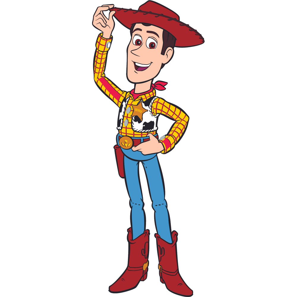 The Sheriff Woody Cartoon Color Customized Wall Decal - Custom Vinyl ...