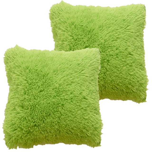 2 fundas de almohada de felpa, fundas de almohada de felpa, suaves y cómodas, fundas de cojín de color sólido