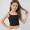 thumbnail image 3 of Diufon Girls Camisole Spaghetti Strap Cropped Tank Tops for Teen Girl Sleeveless Basic Dance Vest Top Sport Bras, 3 of 10