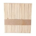 thumbnail image 1 of transemion 1Set/50PCS Wooden Waxing Wax Spatula Tongue Depressor Disposable Bamboo Sticks Kit, 1 of 9