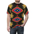 thumbnail image 5 of Soluvd Aztec Unisex, Women's, Men's Cut & Sew Tee, 5 of 7